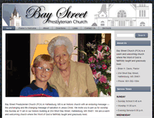 Tablet Screenshot of baystreetchurch.org